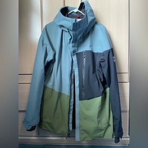 686 GLCR GoreTex GT Snowboard Jacket Goblin Blue Men's Small